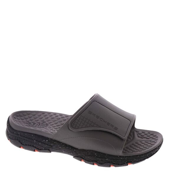 Men's Skechers Foamies Creston Ultra Slide Sandal Dark Taupe Size 8 - New - Picture 3 of 6